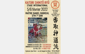 Stage international de Katori Shinto Ryu